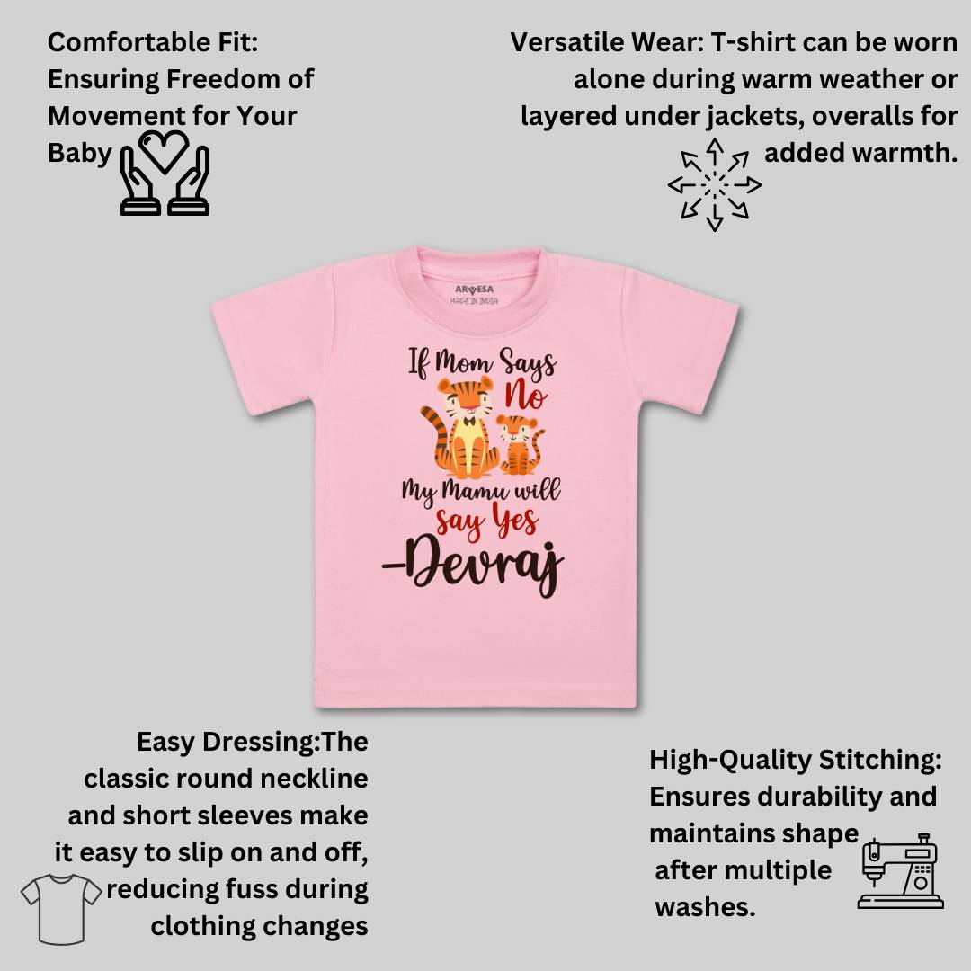 Arvesa My Mamu Will Say Yes Baby Boy & Girl Dress