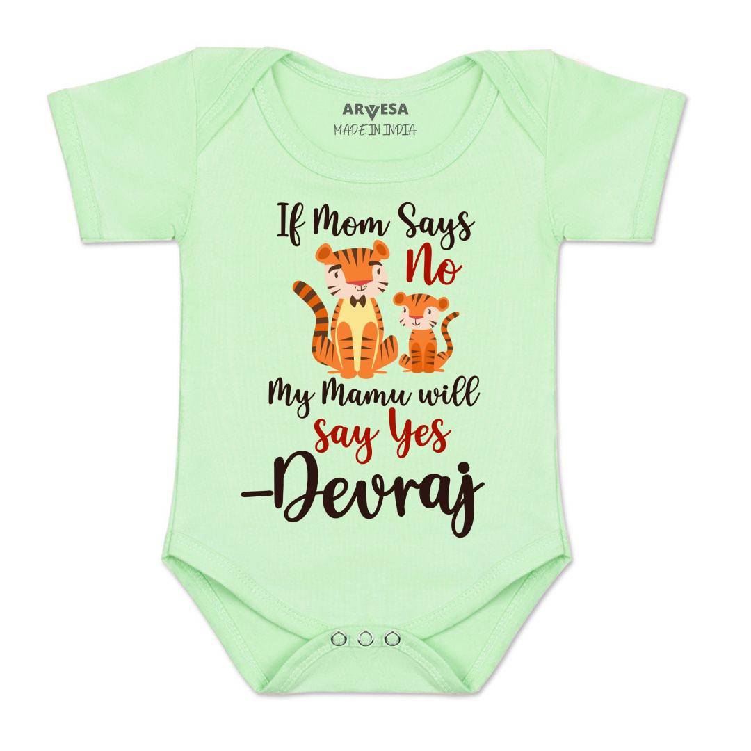 Arvesa My Mamu Will Say Yes Baby Boy & Girl Dress