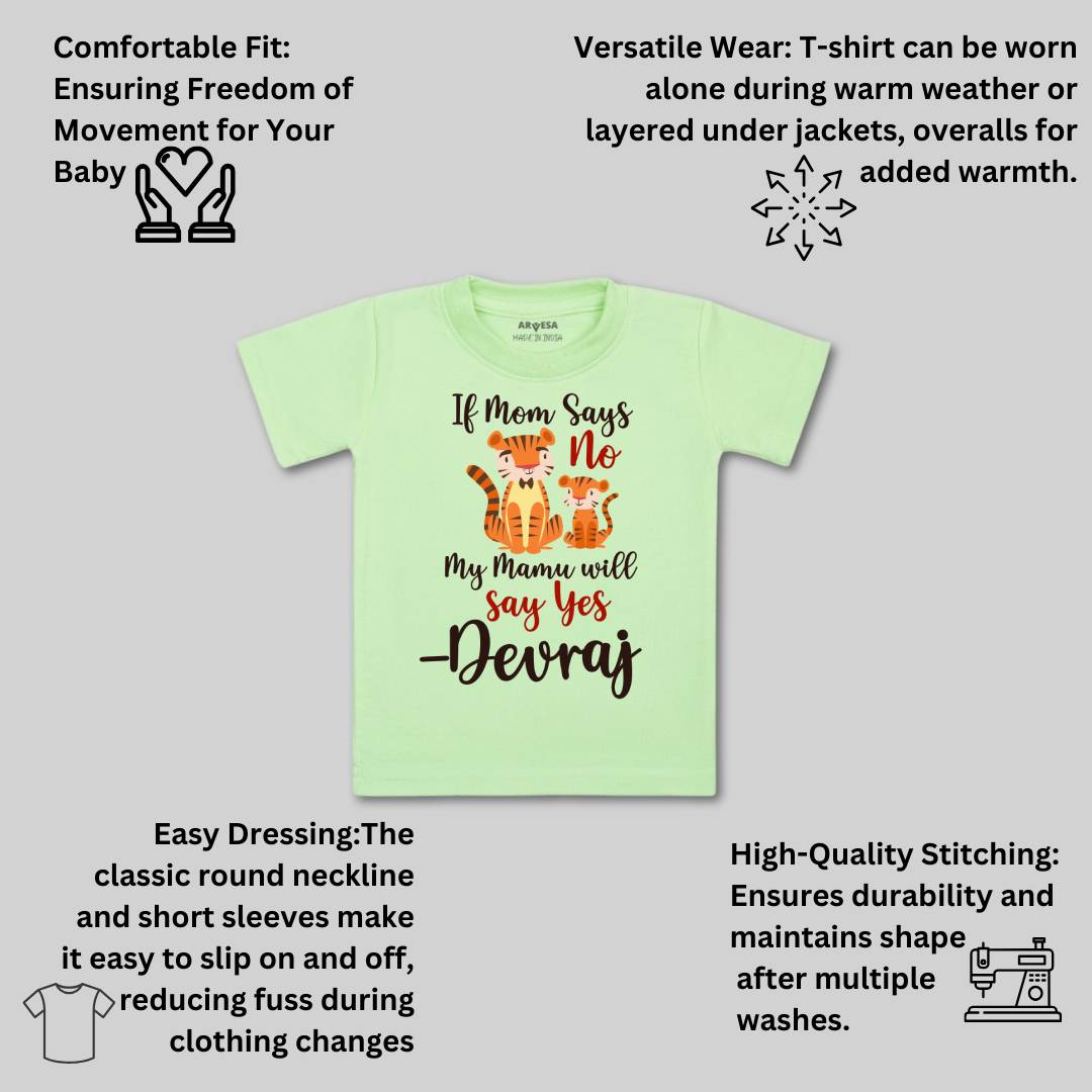 Arvesa My Mamu Will Say Yes Baby Boy & Girl Dress