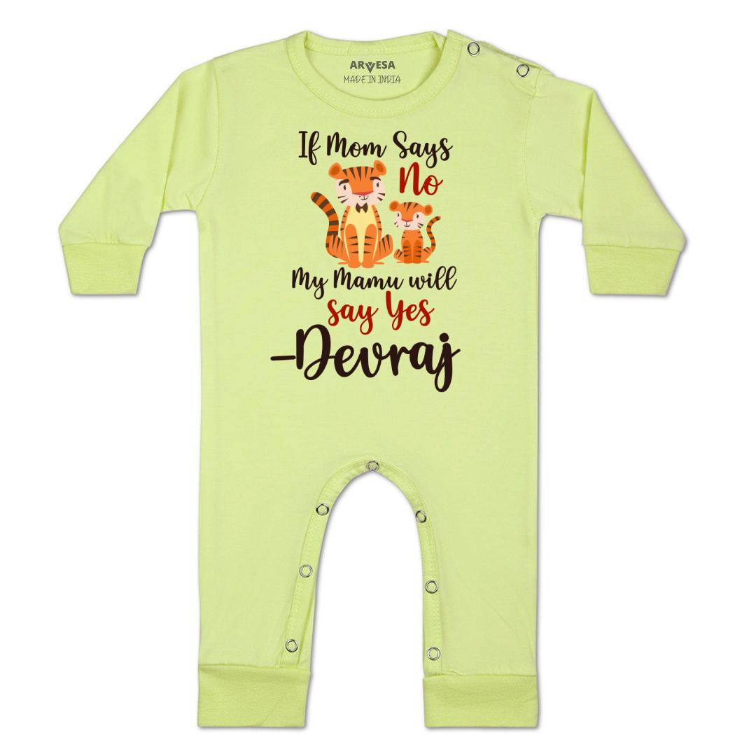 Arvesa My Mamu Will Say Yes Baby Boy & Girl Dress