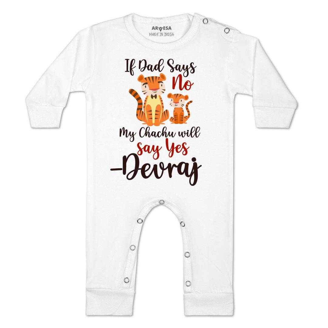 Arvesa If Dad Say No My Chachu Baby Boy & Girl Dress