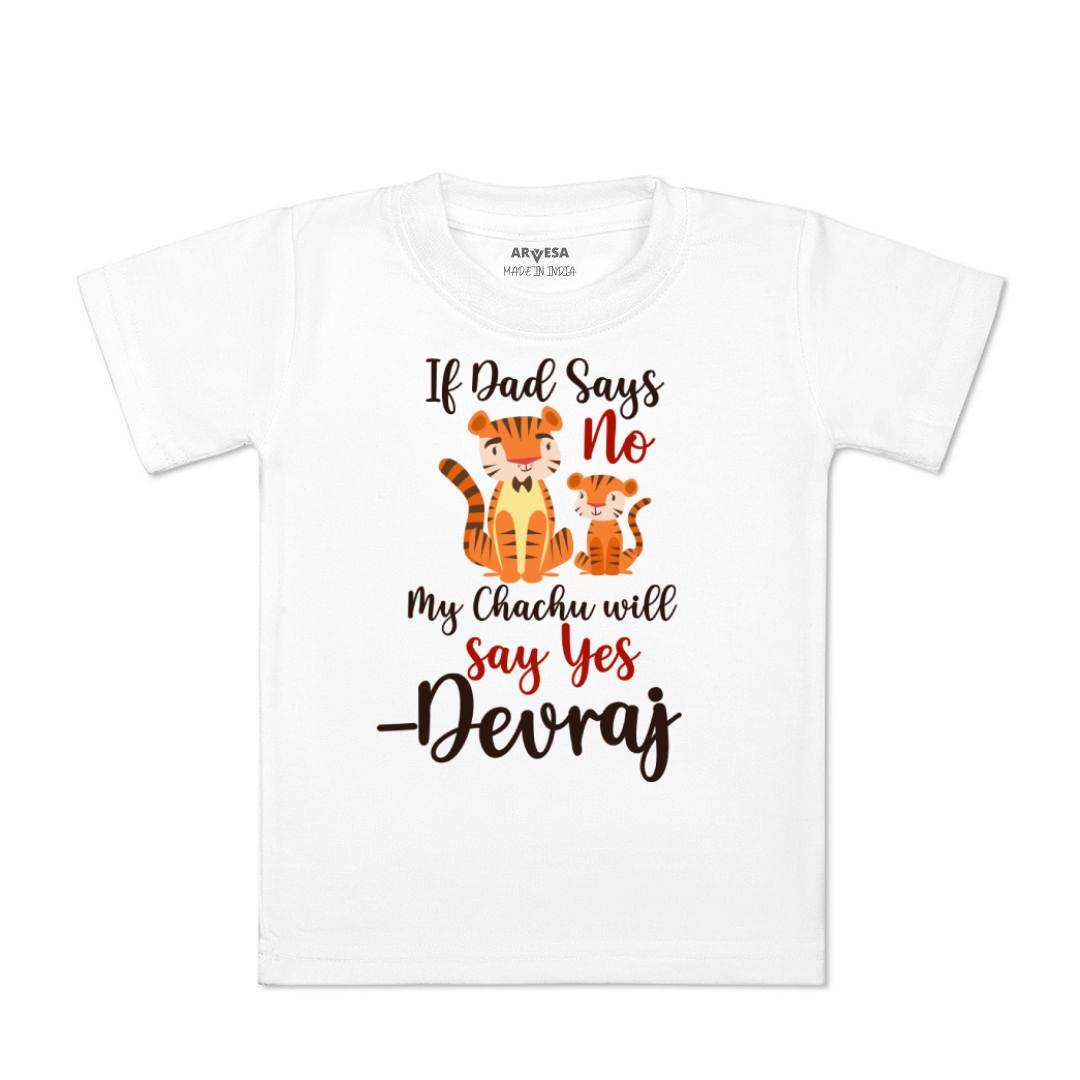 Arvesa If Dad Say No My Chachu Baby Boy & Girl Dress