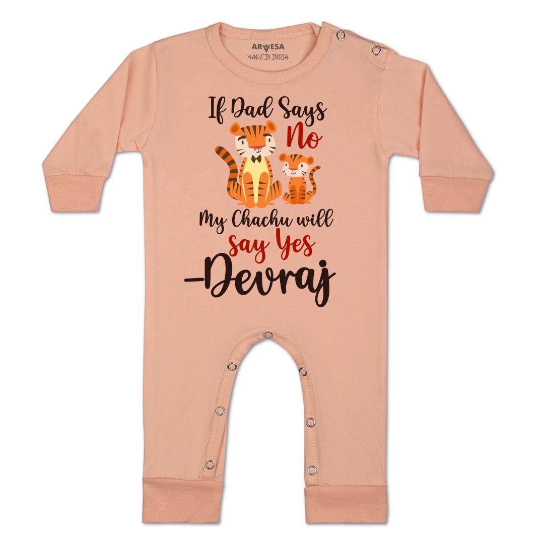 Arvesa If Dad Say No My Chachu Baby Boy & Girl Dress