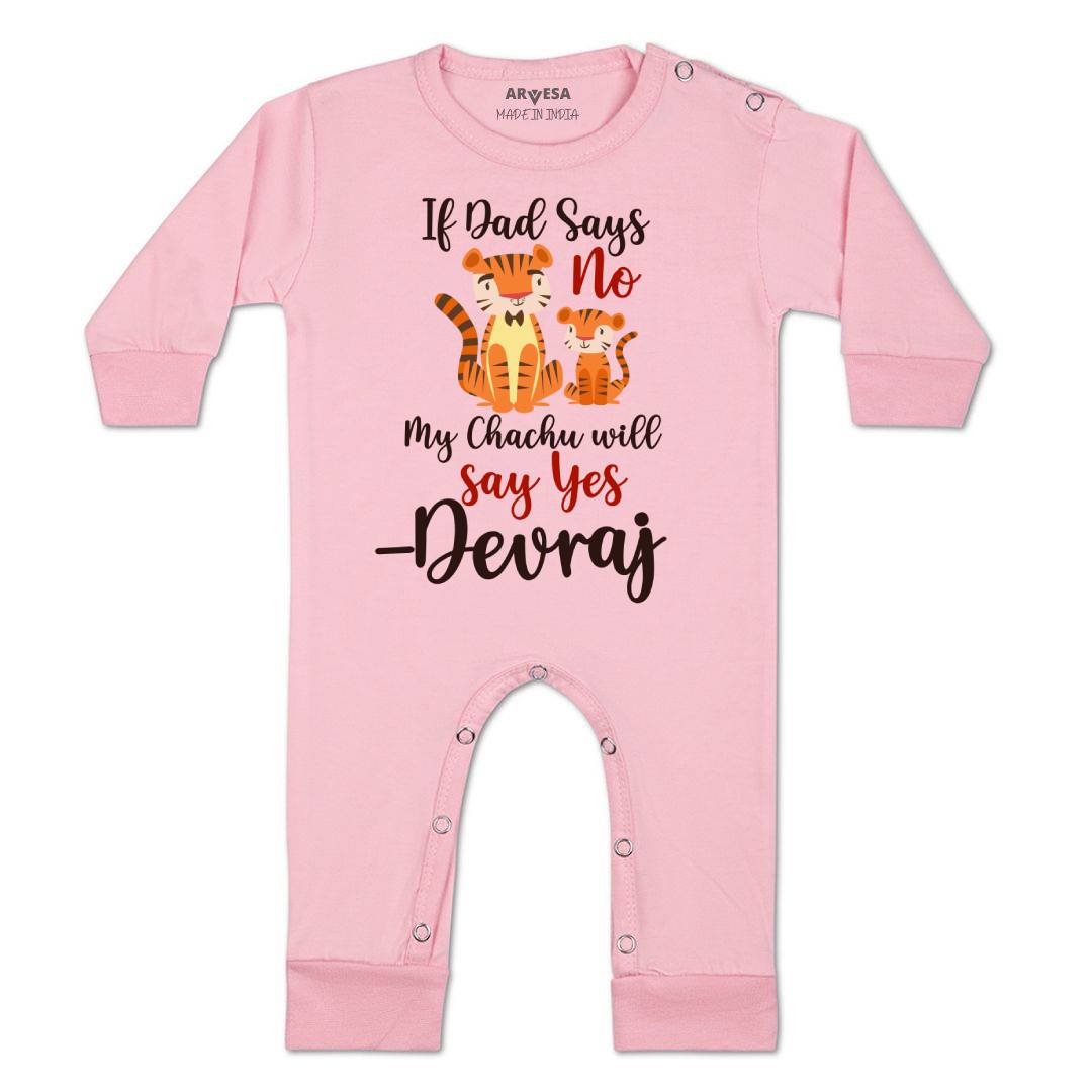 Arvesa If Dad Say No My Chachu Baby Boy & Girl Dress