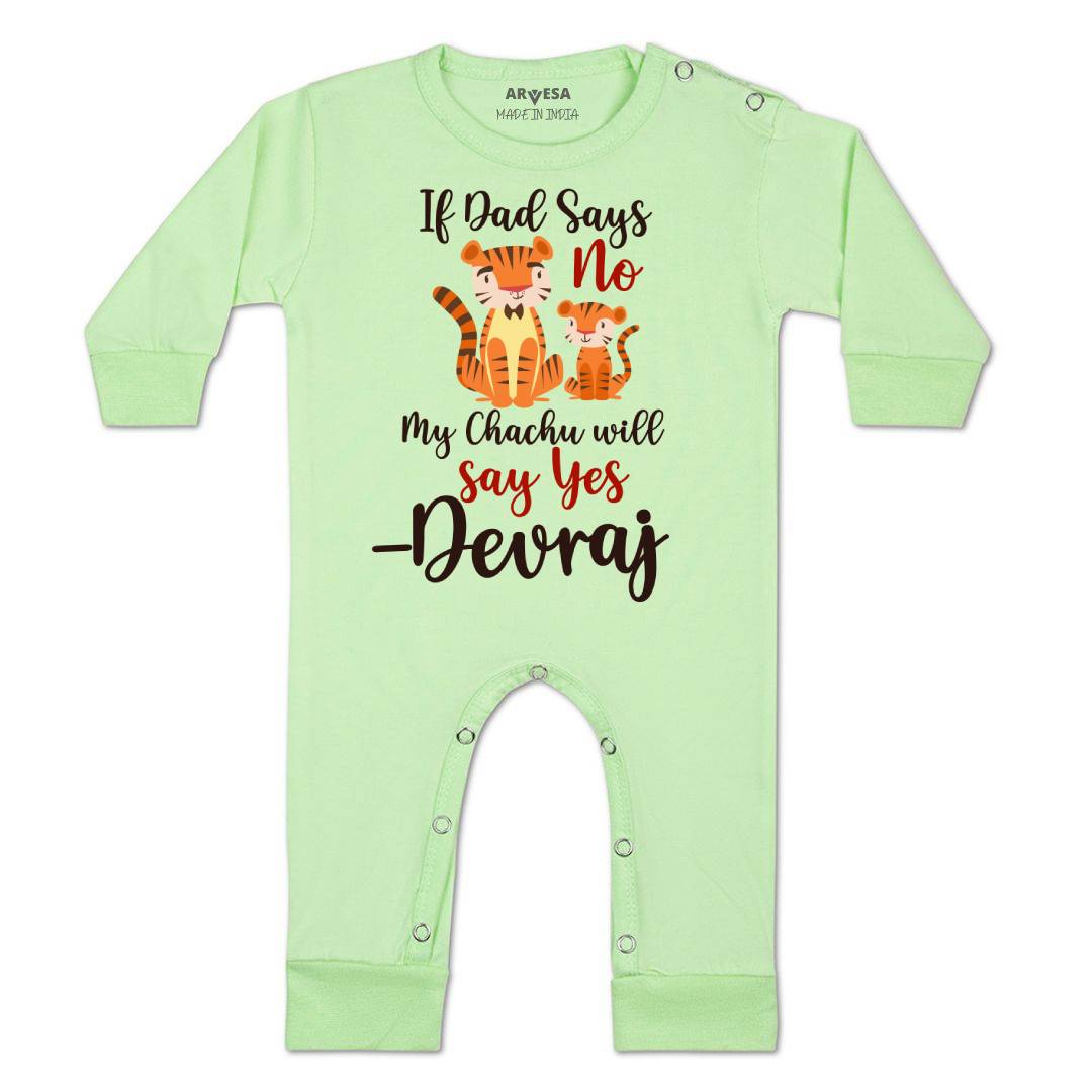 Arvesa If Dad Say No My Chachu Baby Boy & Girl Dress