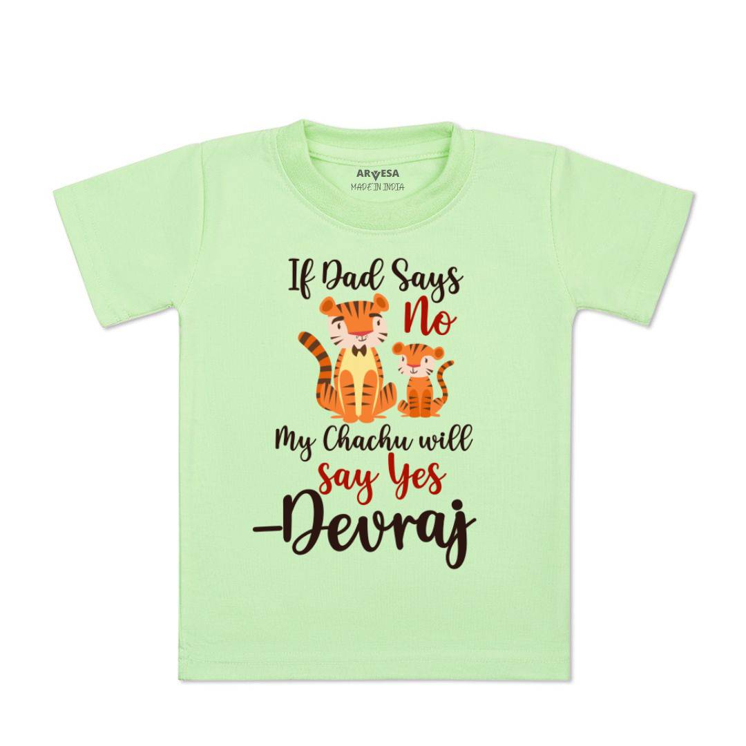 Arvesa If Dad Say No My Chachu Baby Boy & Girl Dress