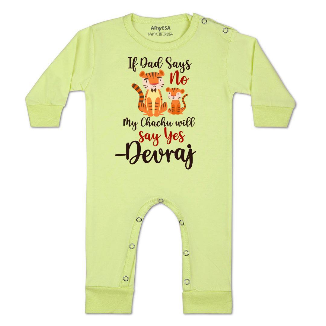 Arvesa If Dad Say No My Chachu Baby Boy & Girl Dress
