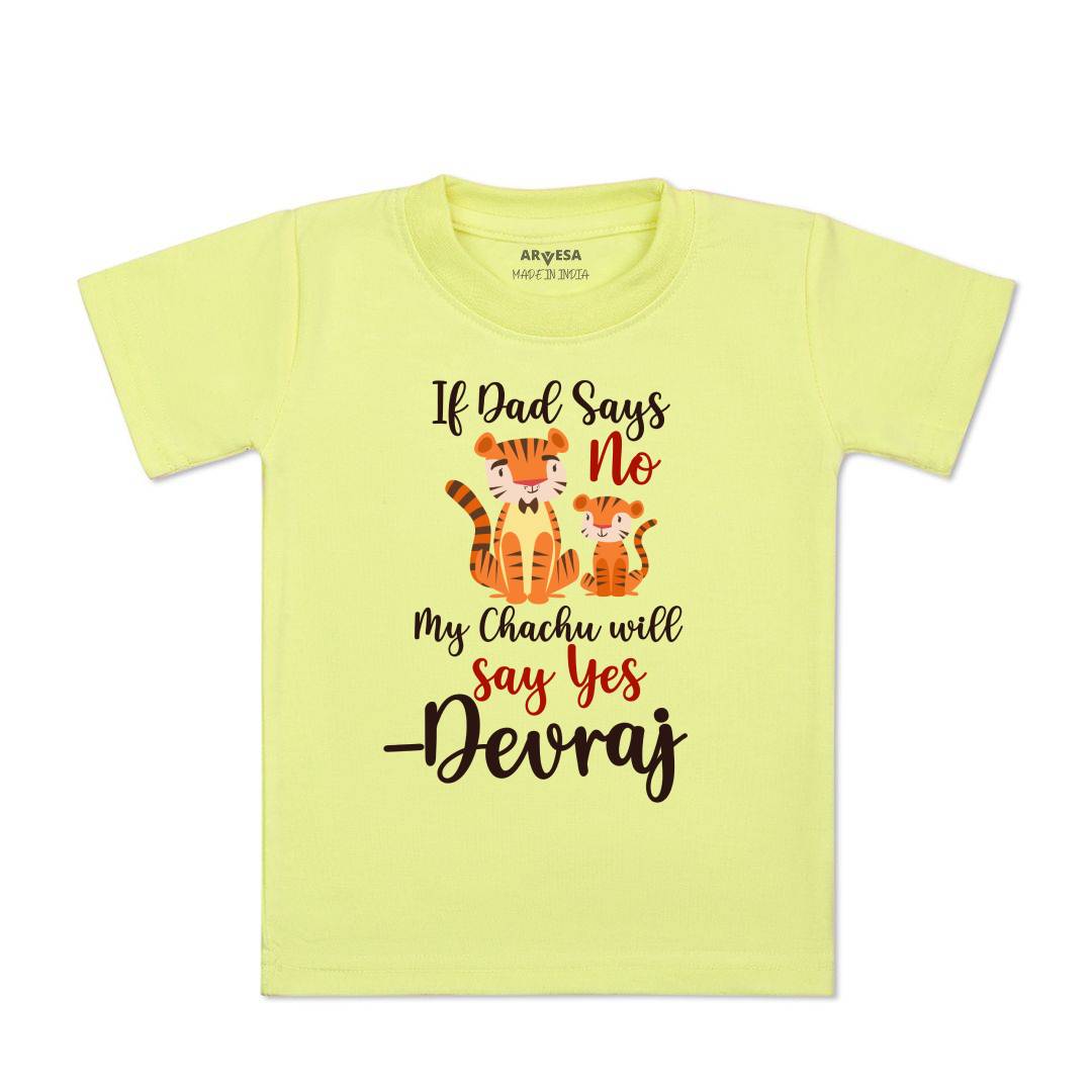 Arvesa If Dad Say No My Chachu Baby Boy & Girl Dress