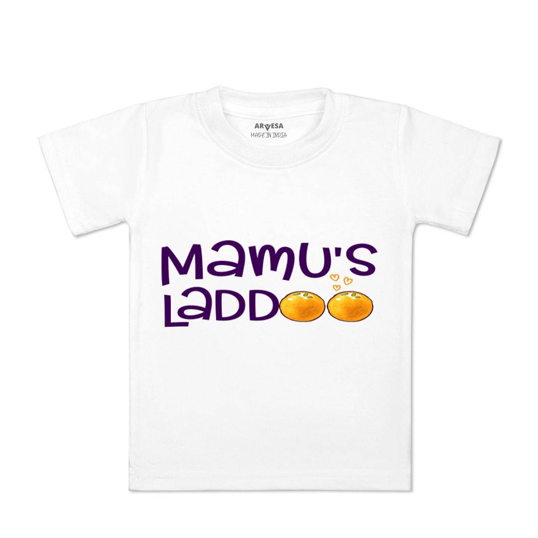 Arvesa Mamu Laddoo Design-1194 White 0-3 Months Jumpsuit for Baby Boy & Girl dress .