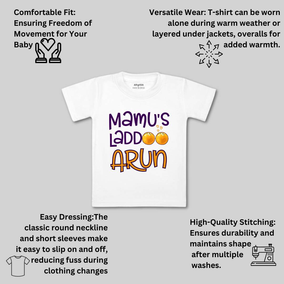 Arvesa Mamu Laddoo Baby Boy & Girl Dress