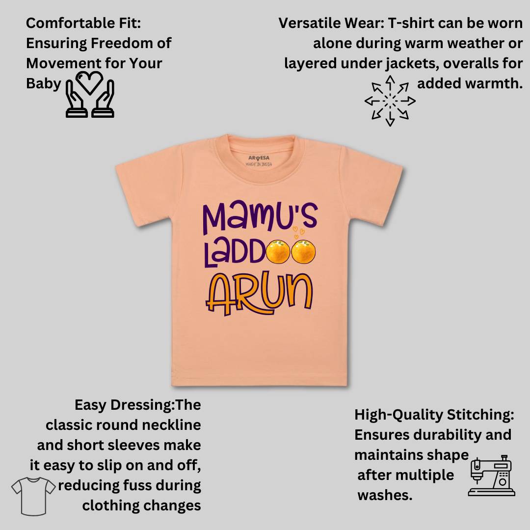Arvesa Mamu Laddoo Baby Boy & Girl Dress