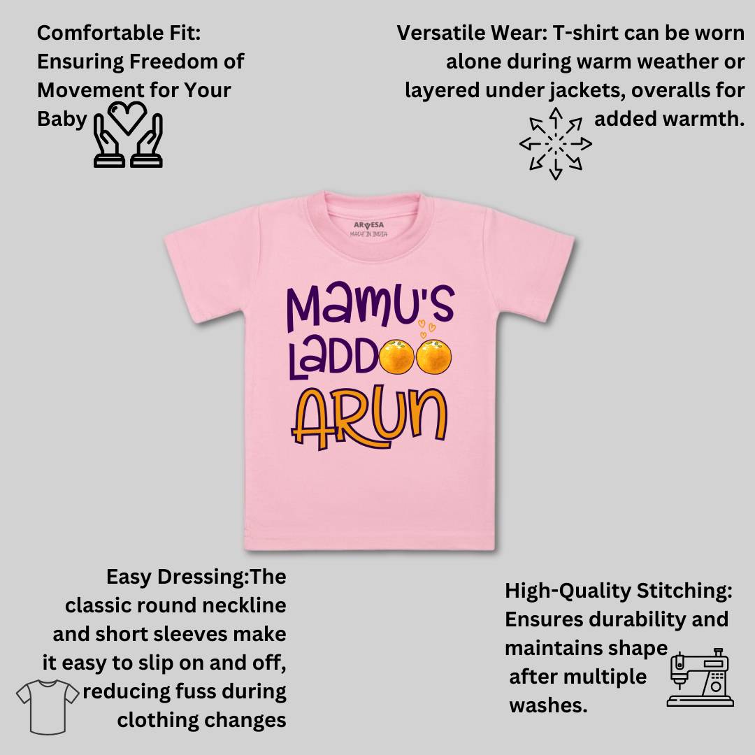 Arvesa Mamu Laddoo Baby Boy & Girl Dress