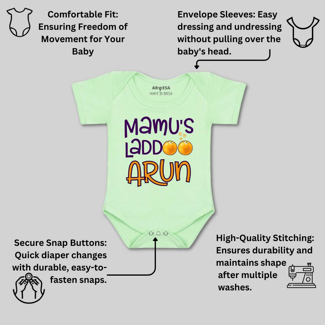 Arvesa Mamu Laddoo Baby Boy & Girl Dress