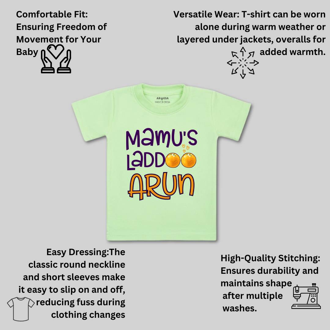 Arvesa Mamu Laddoo Baby Boy & Girl Dress