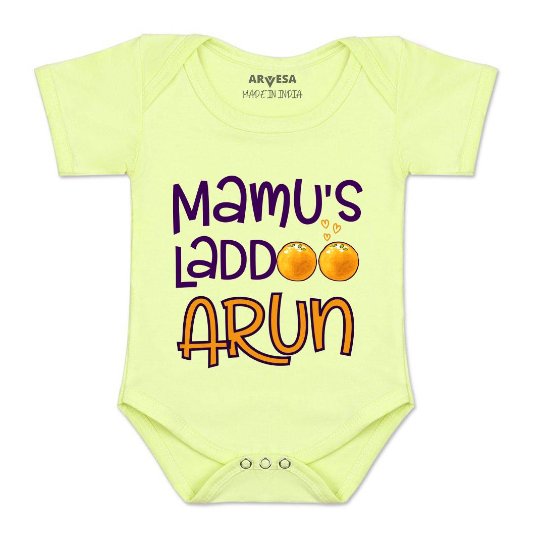 Arvesa Mamu Laddoo Baby Boy & Girl Dress