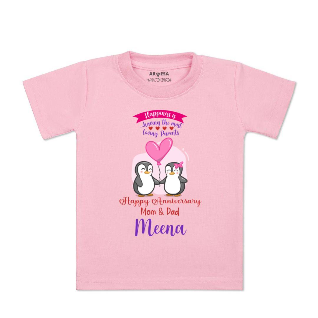 Arvesa Happy Anniversary Mom & Dad Baby Boy & Girl Dress