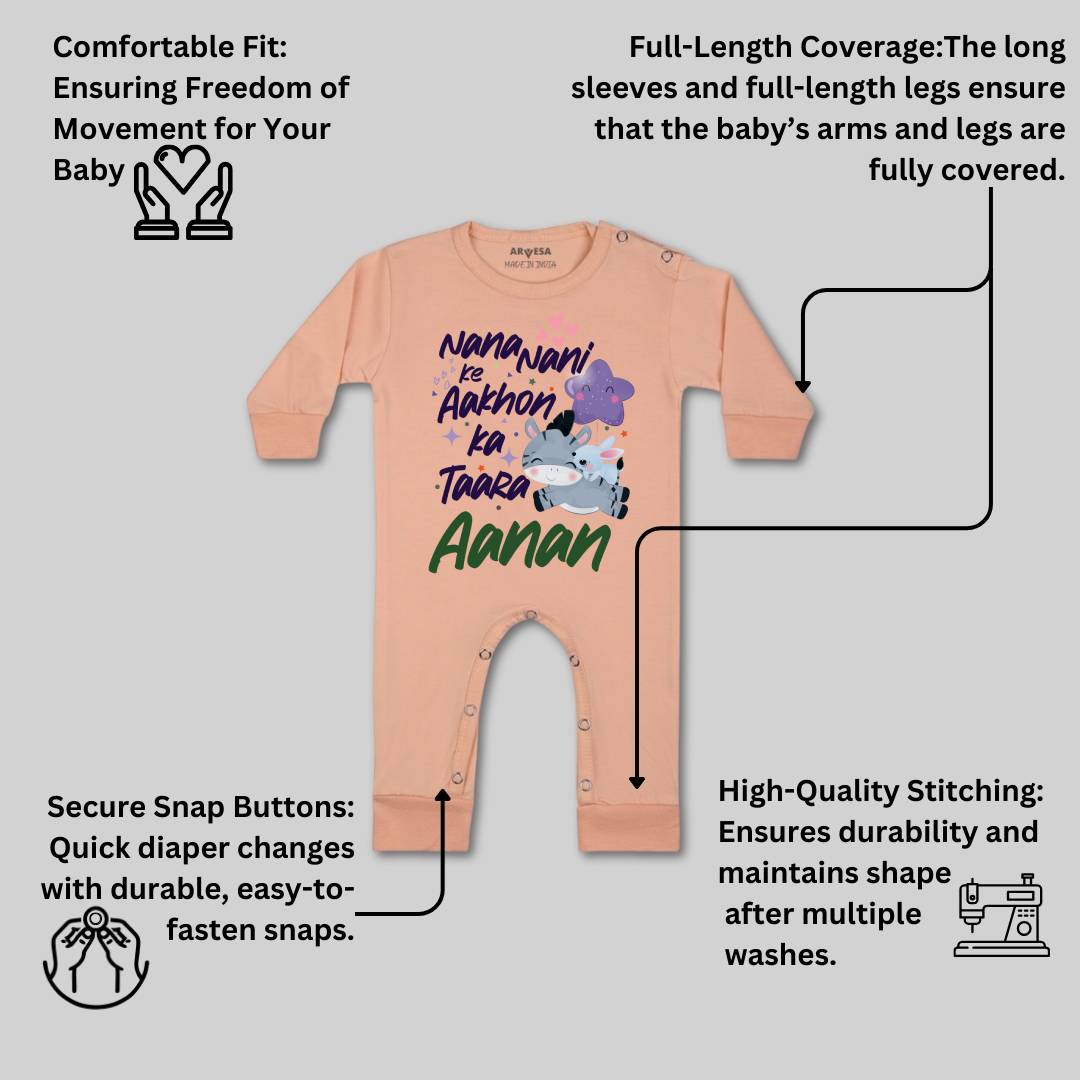 Arvesa Nana Nani Ke Aankhon Ka Tara Baby Boy & Girl Dress