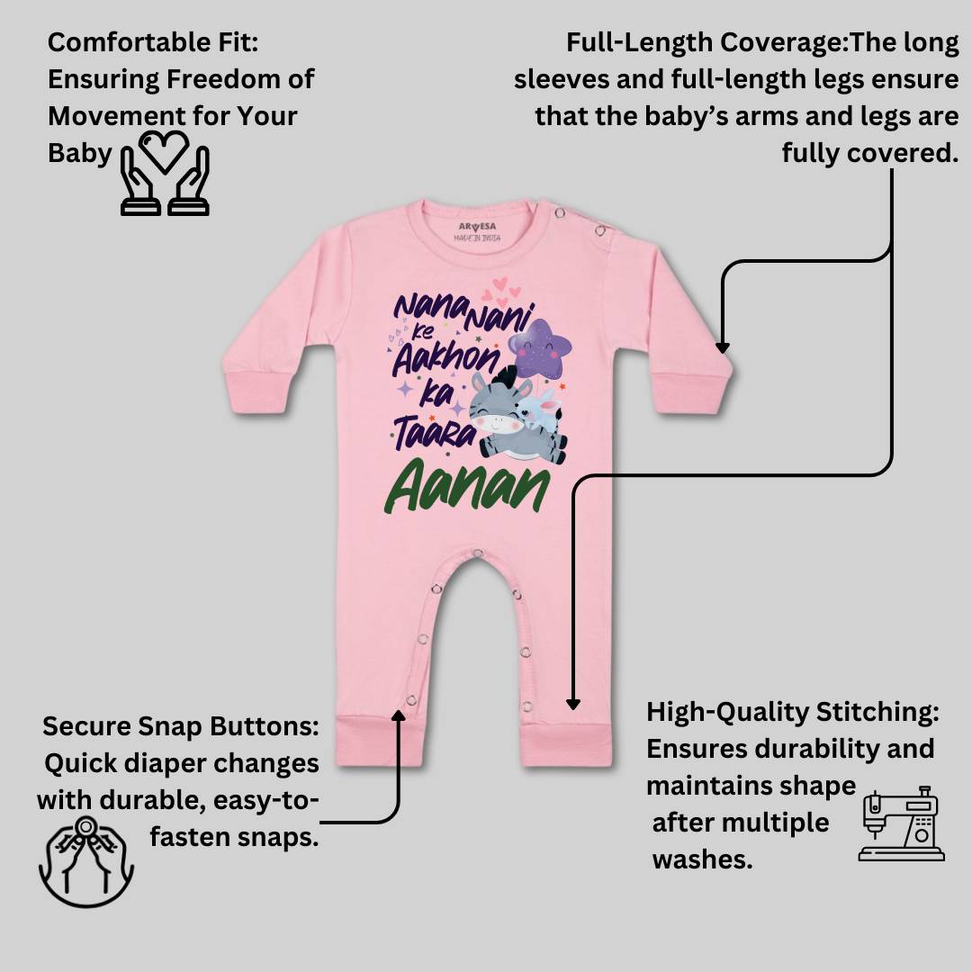 Arvesa Nana Nani Ke Aankhon Ka Tara Baby Boy & Girl Dress