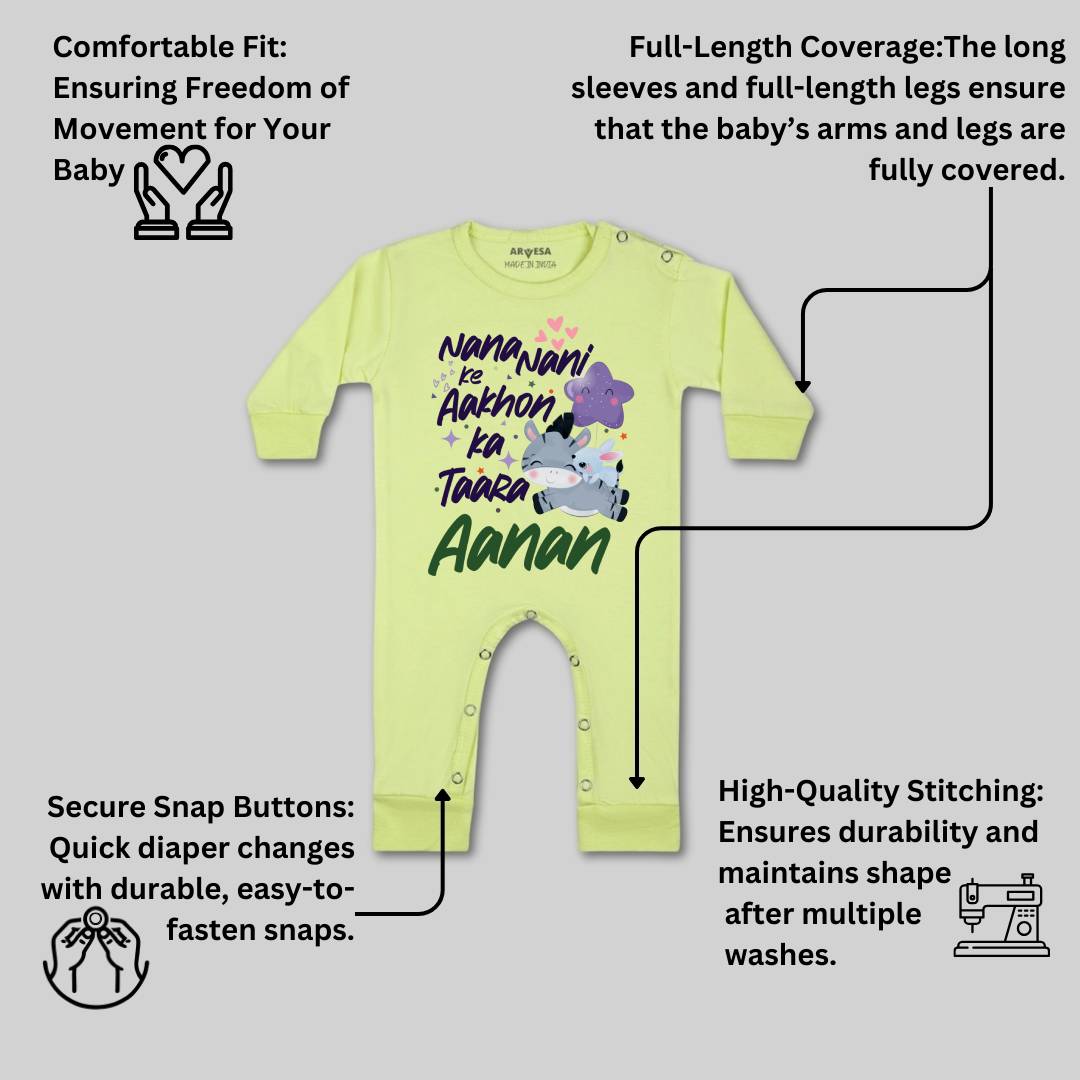 Arvesa Nana Nani Ke Aankhon Ka Tara Baby Boy & Girl Dress