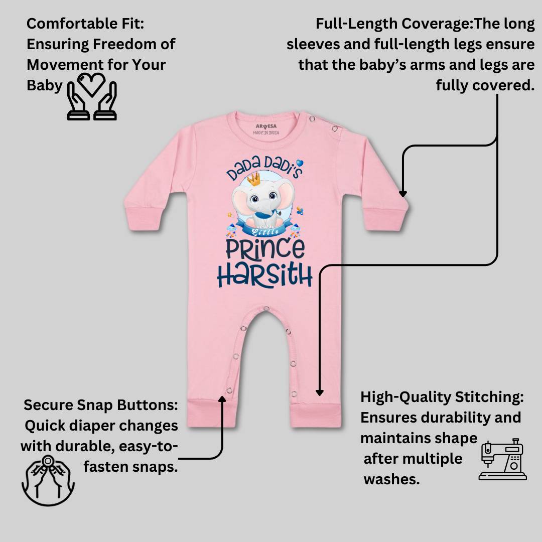 Arvesa Dada Dadi Little Prince Baby Boy & Girl Dress