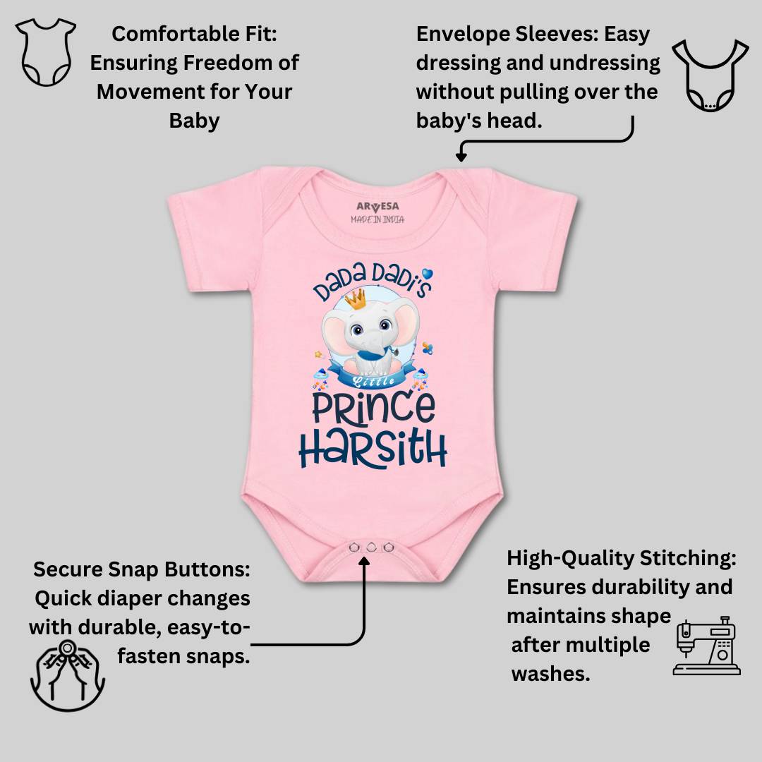 Arvesa Dada Dadi Little Prince Baby Boy & Girl Dress