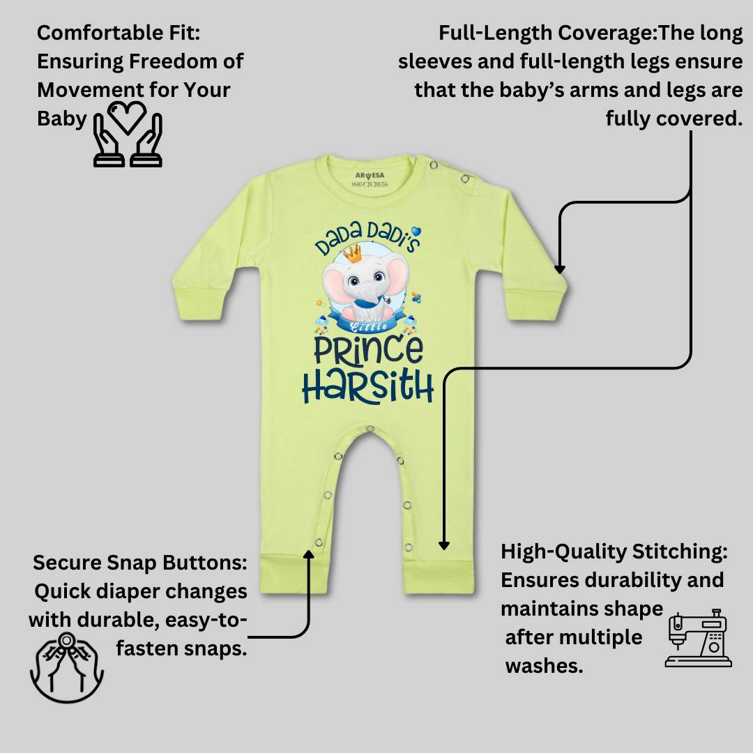 Arvesa Dada Dadi Little Prince Baby Boy & Girl Dress