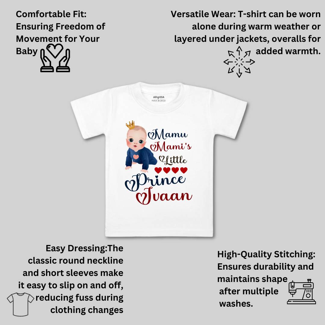 Arvesa Mamu Mami'S Little Prince Baby Boy & Girl Dress