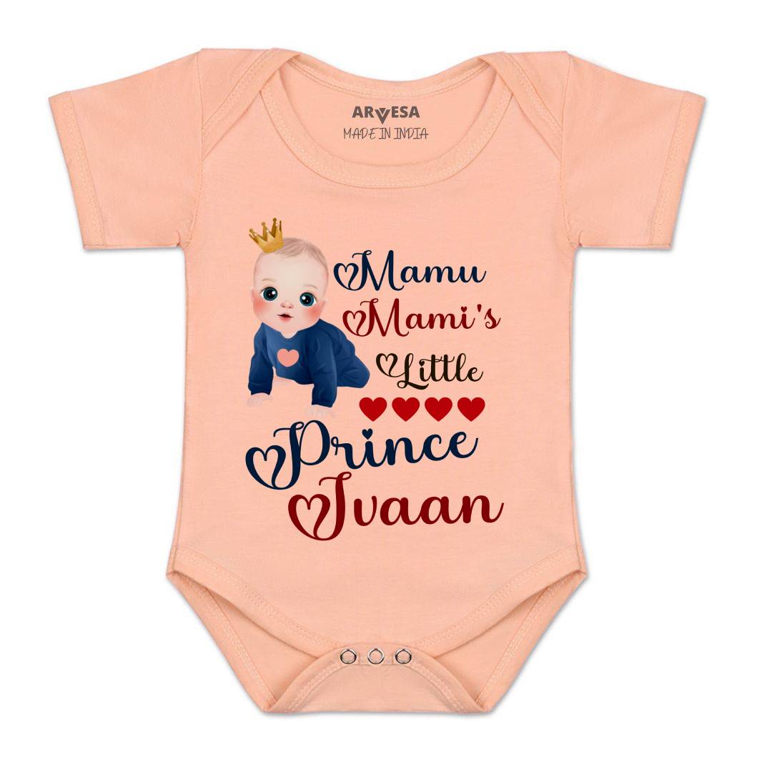 Arvesa Mamu Mami'S Little Prince Baby Boy & Girl Dress