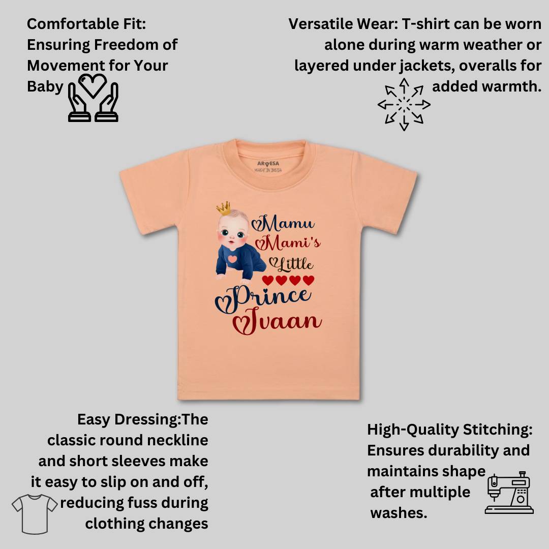 Arvesa Mamu Mami'S Little Prince Baby Boy & Girl Dress