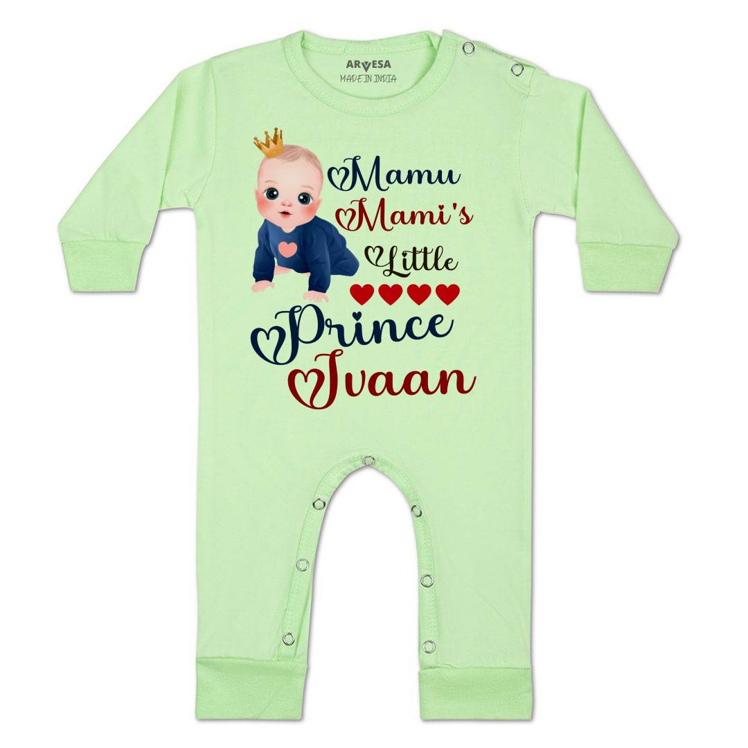 Arvesa Mamu Mami'S Little Prince Baby Boy & Girl Dress