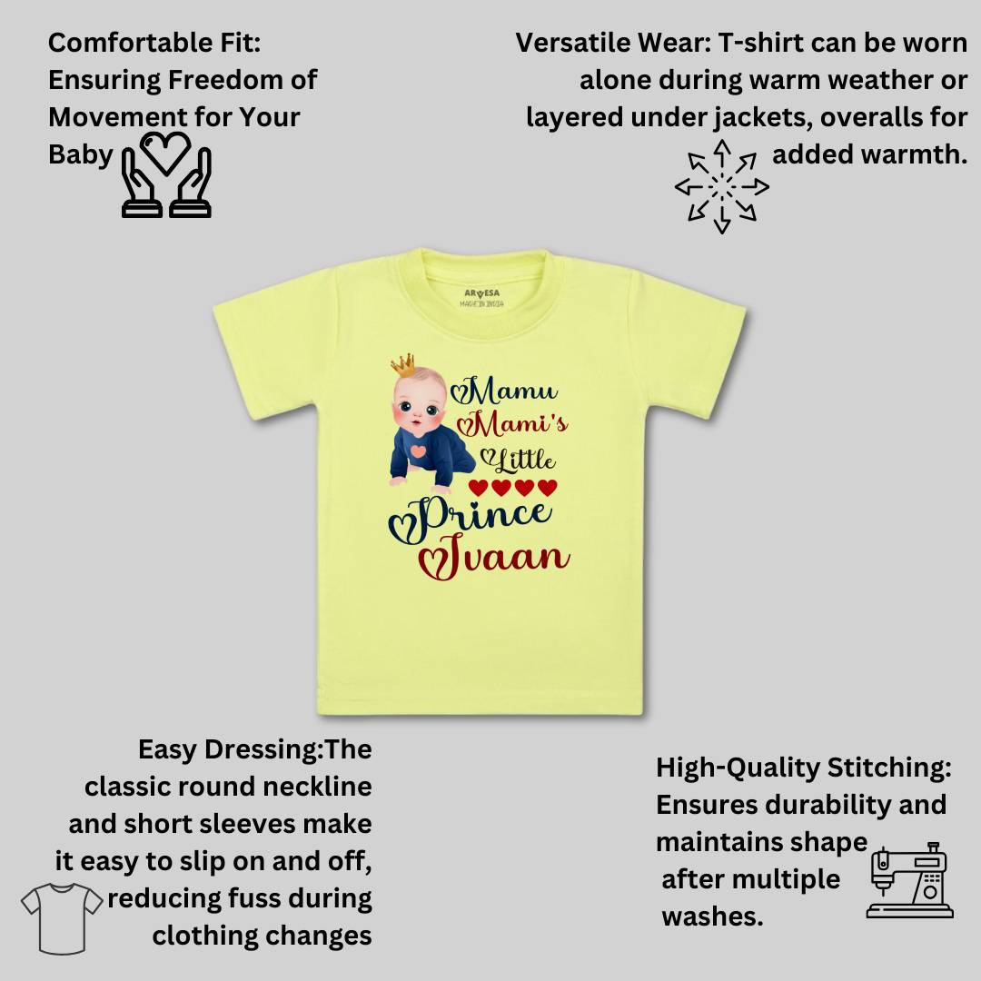 Arvesa Mamu Mami'S Little Prince Baby Boy & Girl Dress