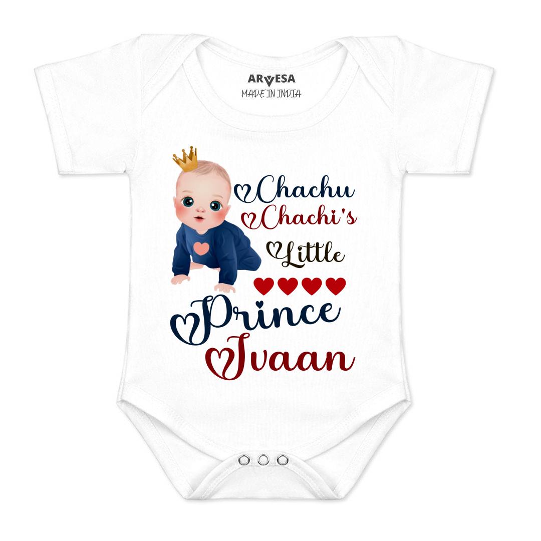 Arvesa Chachu Chachi'S Little Prince Baby Boy & Girl Dress