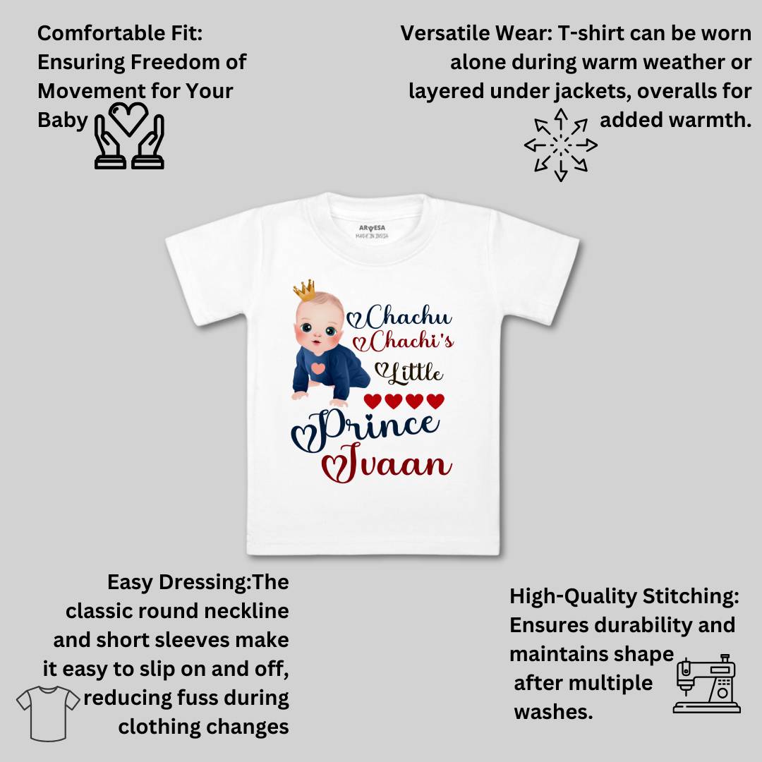 Arvesa Chachu Chachi'S Little Prince Baby Boy & Girl Dress