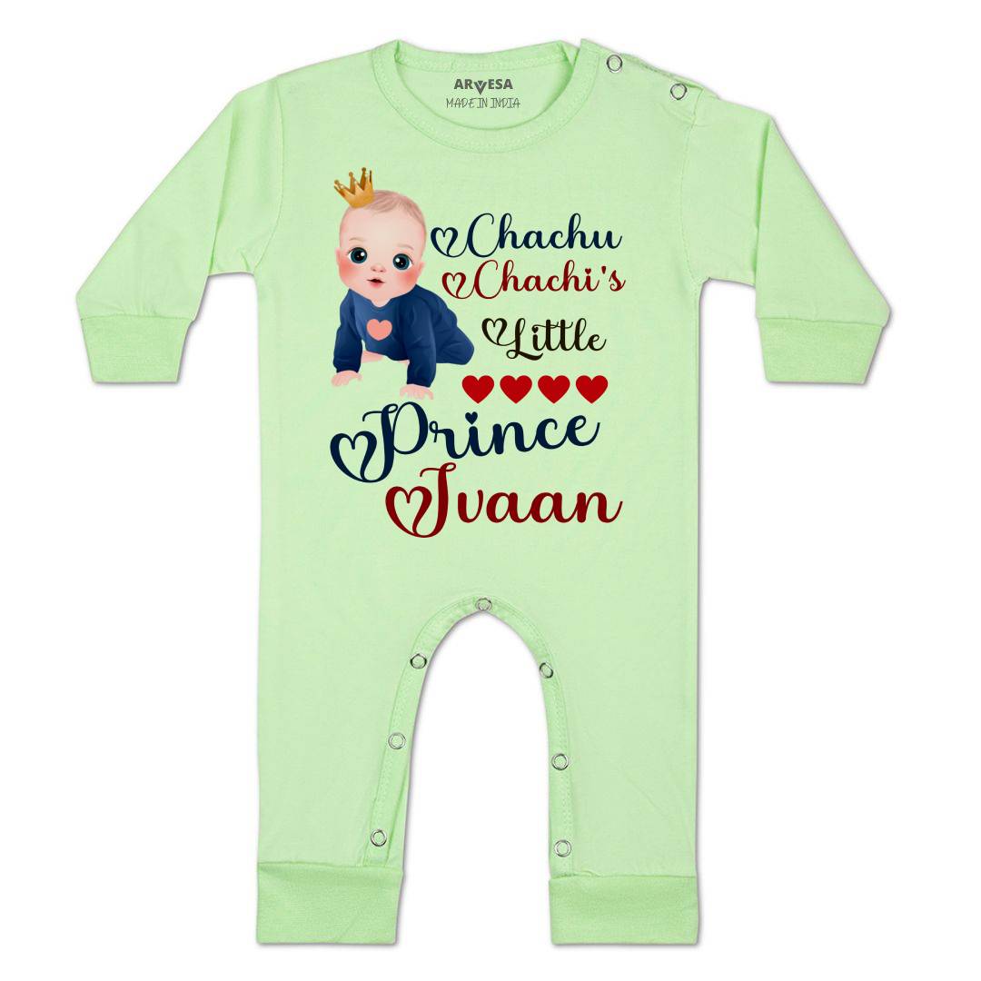 Arvesa Chachu Chachi'S Little Prince Baby Boy & Girl Dress