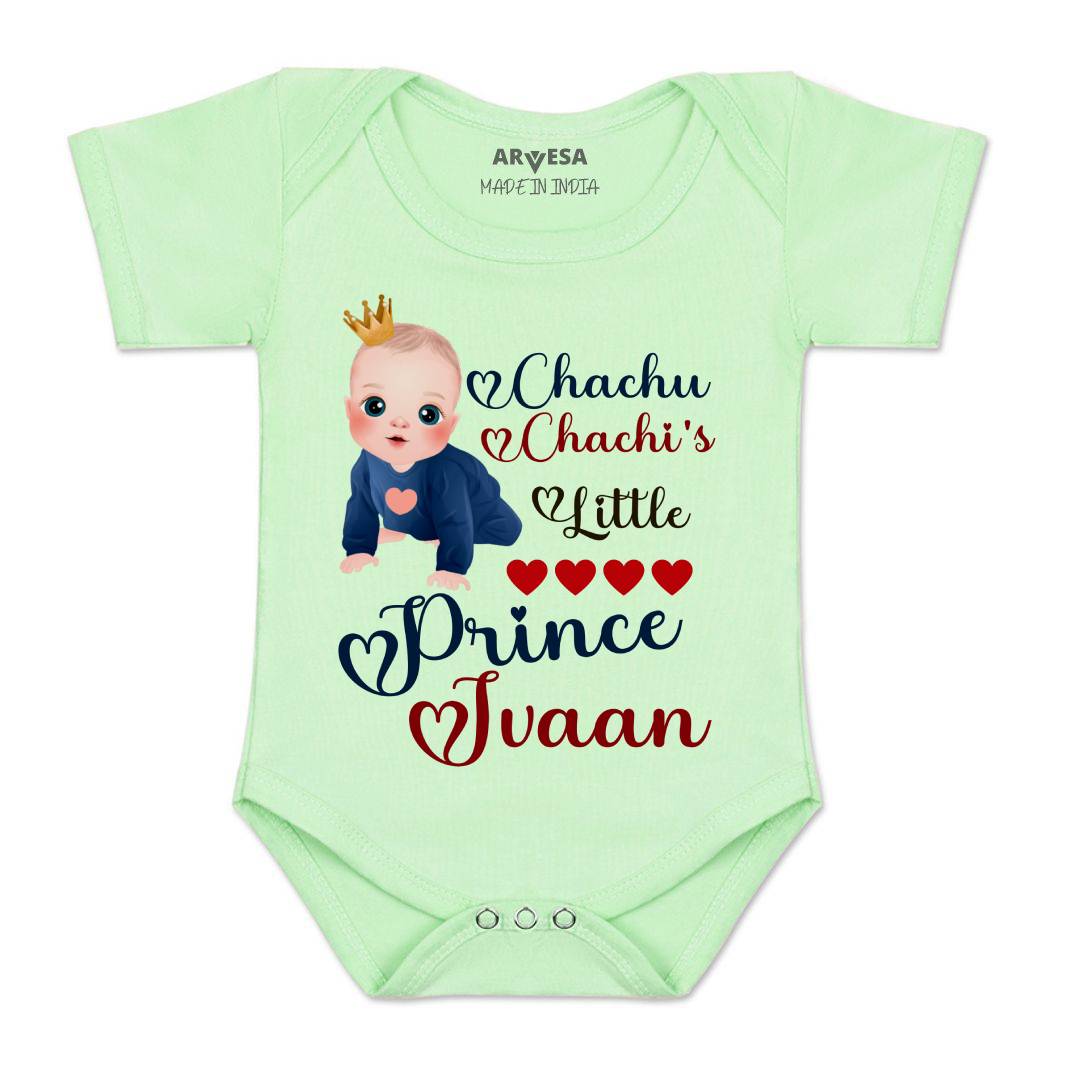 Arvesa Chachu Chachi'S Little Prince Baby Boy & Girl Dress
