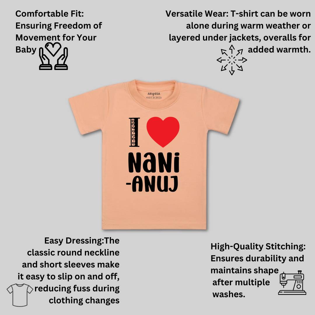 Arvesa I Love Nani Baby Boy & Girl Dress