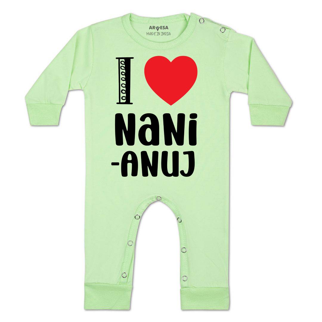 Arvesa I Love Nani Baby Boy & Girl Dress