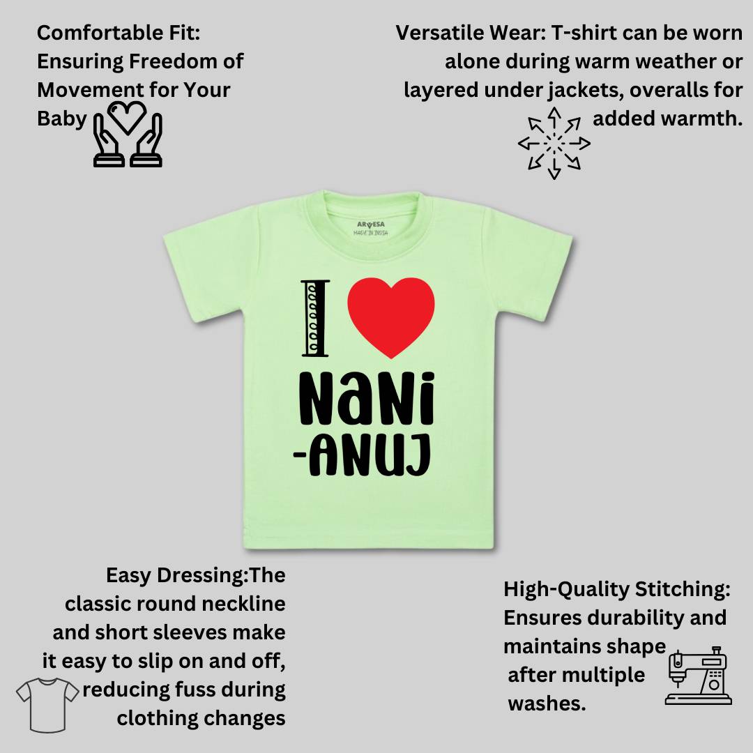 Arvesa I Love Nani Baby Boy & Girl Dress