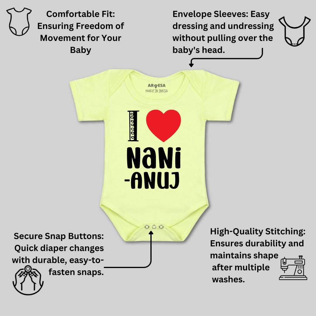 Arvesa I Love Nani Baby Boy & Girl Dress