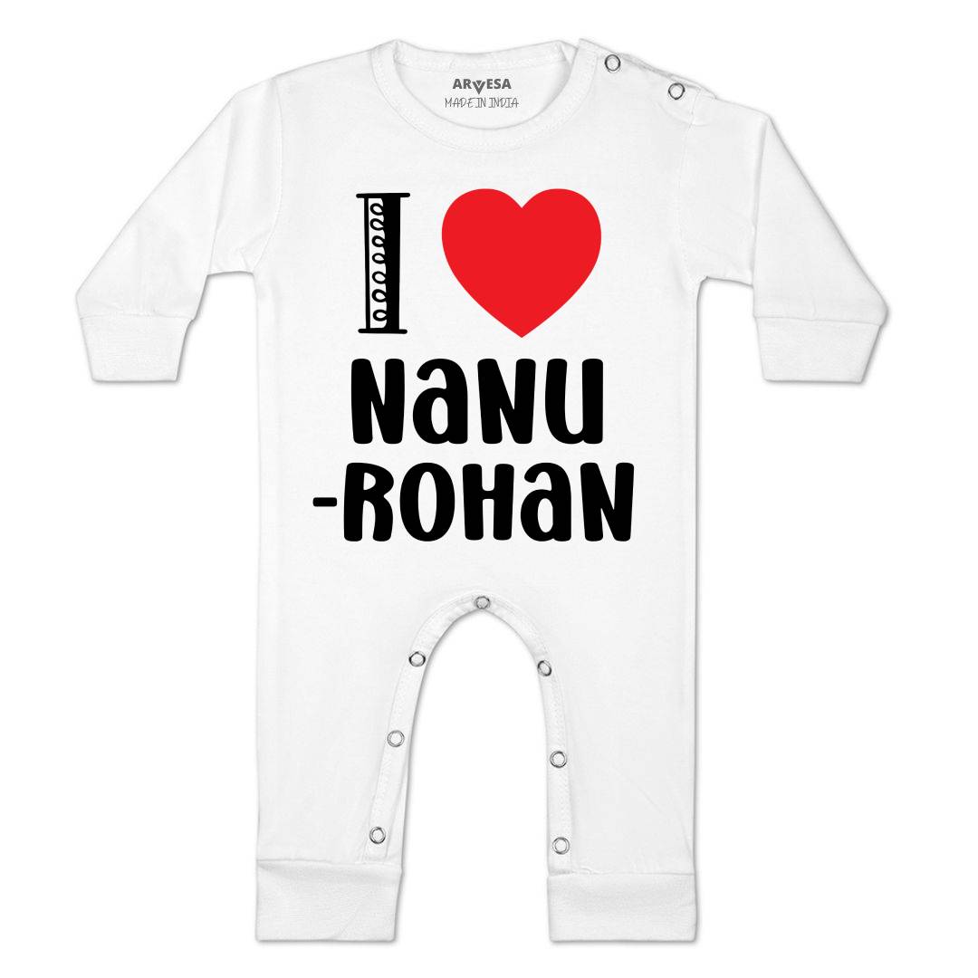 Arvesa I Love Nanu Baby Boy & Girl Dress