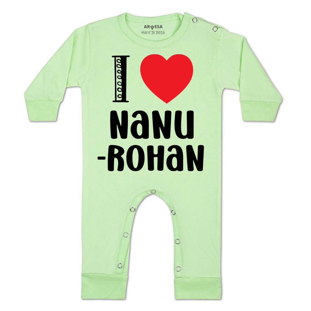 Arvesa I Love Nanu Baby Boy & Girl Dress