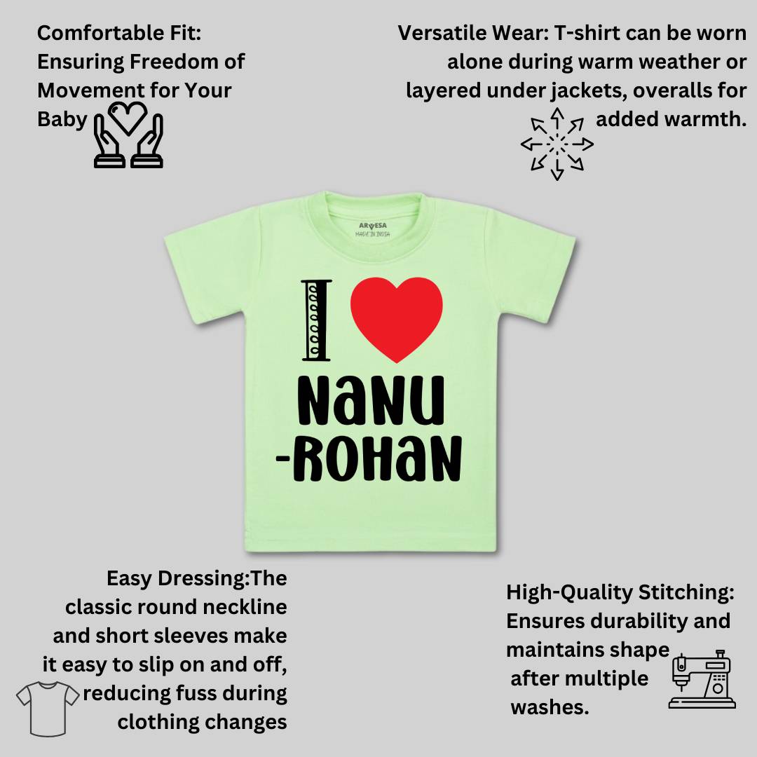 Arvesa I Love Nanu Baby Boy & Girl Dress