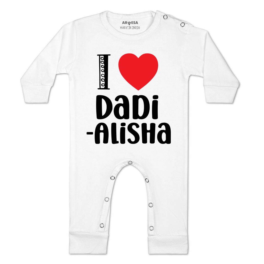 Arvesa I Love Dadi Baby Boy & Girl Dress