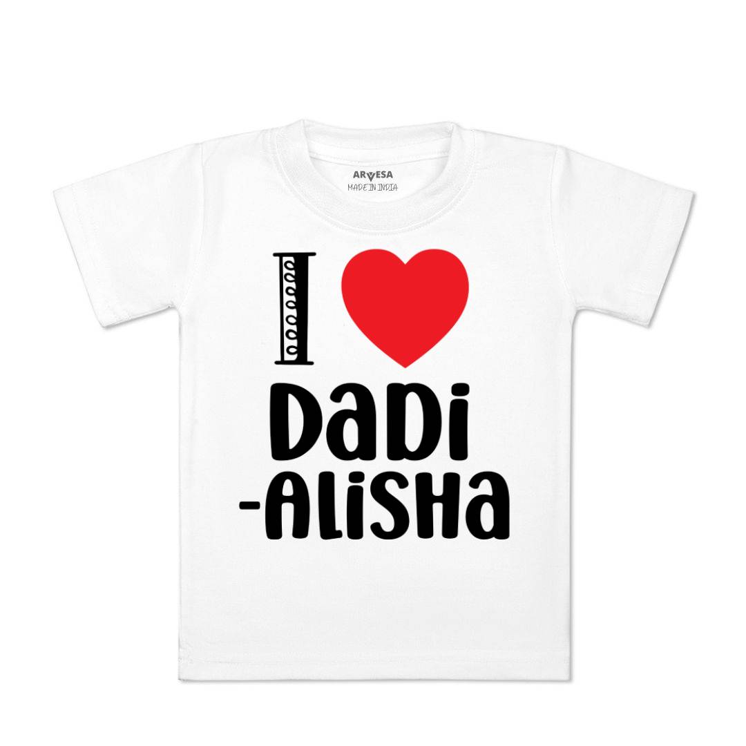 Arvesa I Love Dadi Baby Boy & Girl Dress