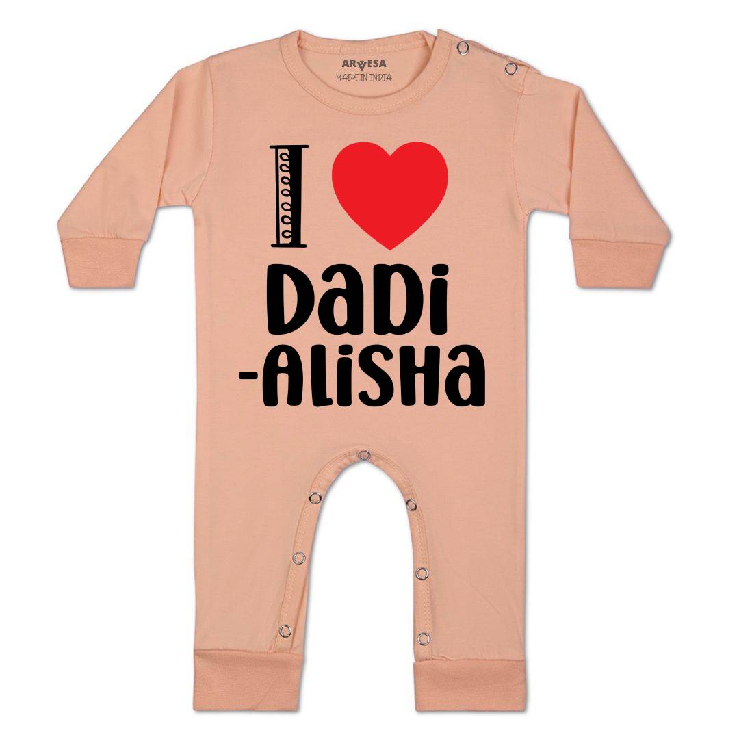 Arvesa I Love Dadi Baby Boy & Girl Dress