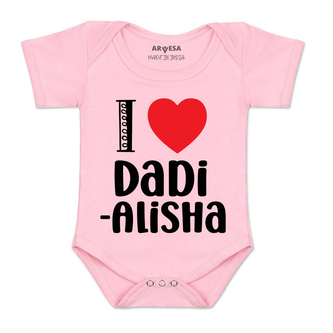 Arvesa I Love Dadi Baby Boy & Girl Dress