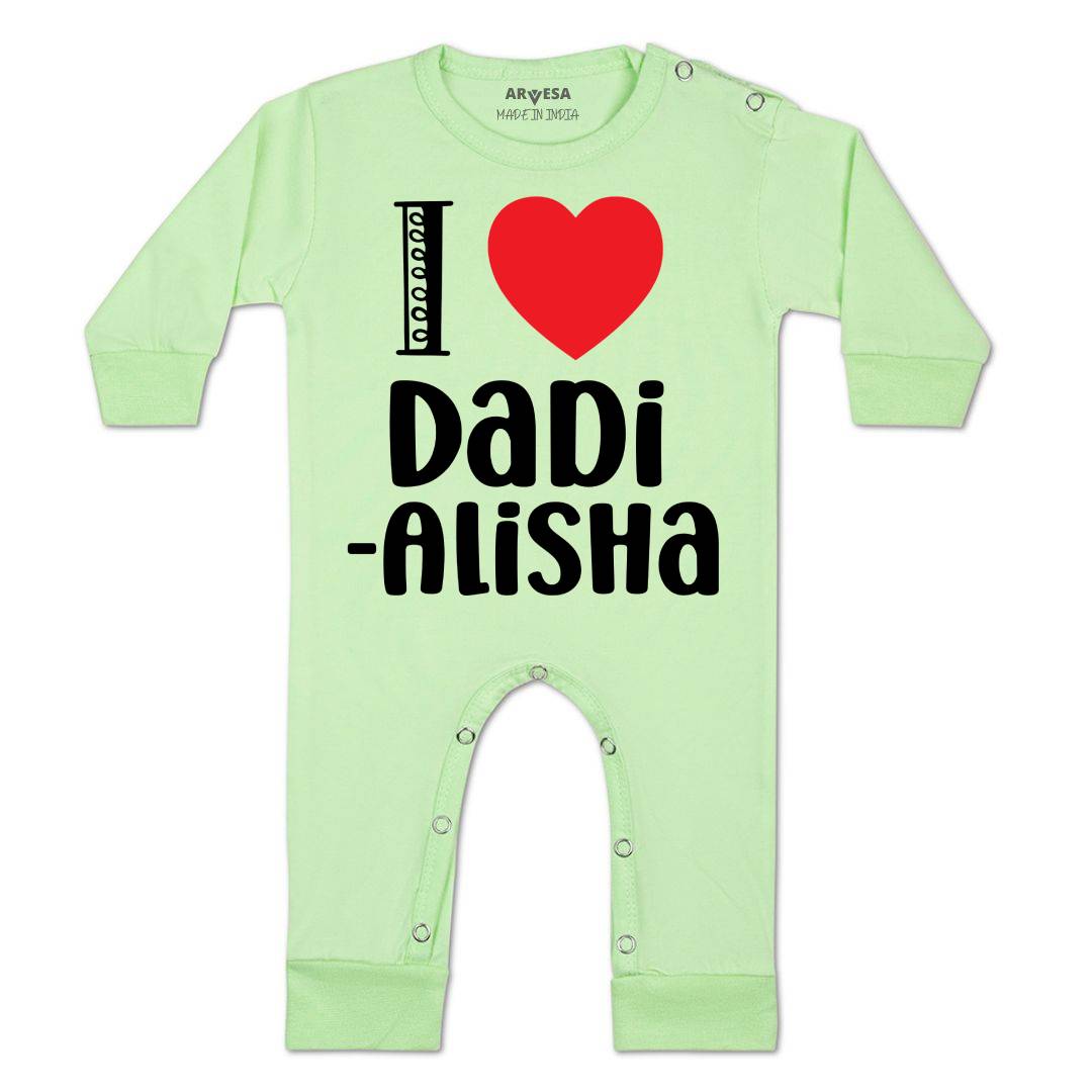Arvesa I Love Dadi Baby Boy & Girl Dress