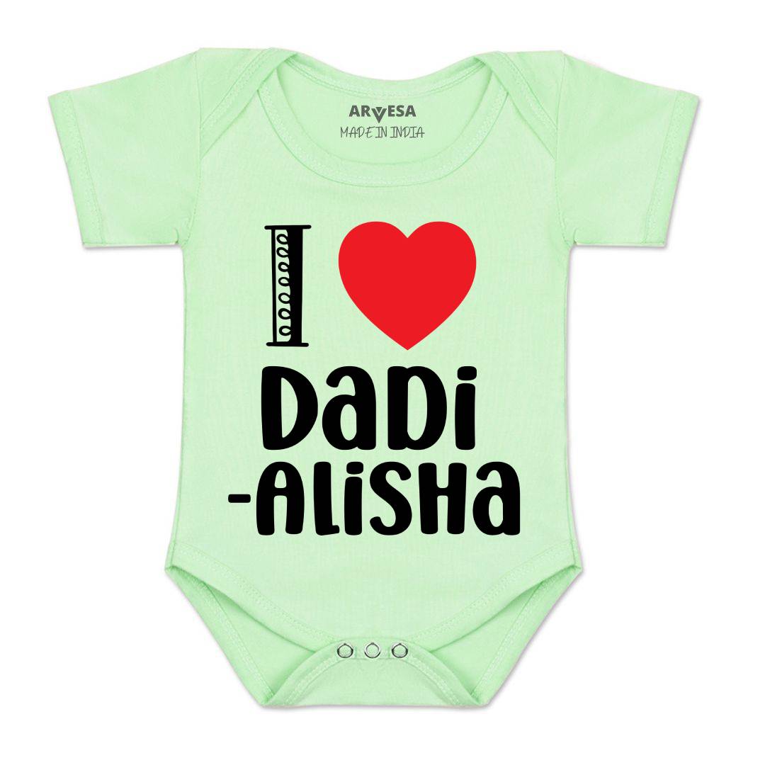 Arvesa I Love Dadi Baby Boy & Girl Dress