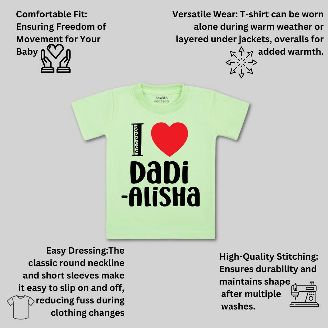 Arvesa I Love Dadi Baby Boy & Girl Dress
