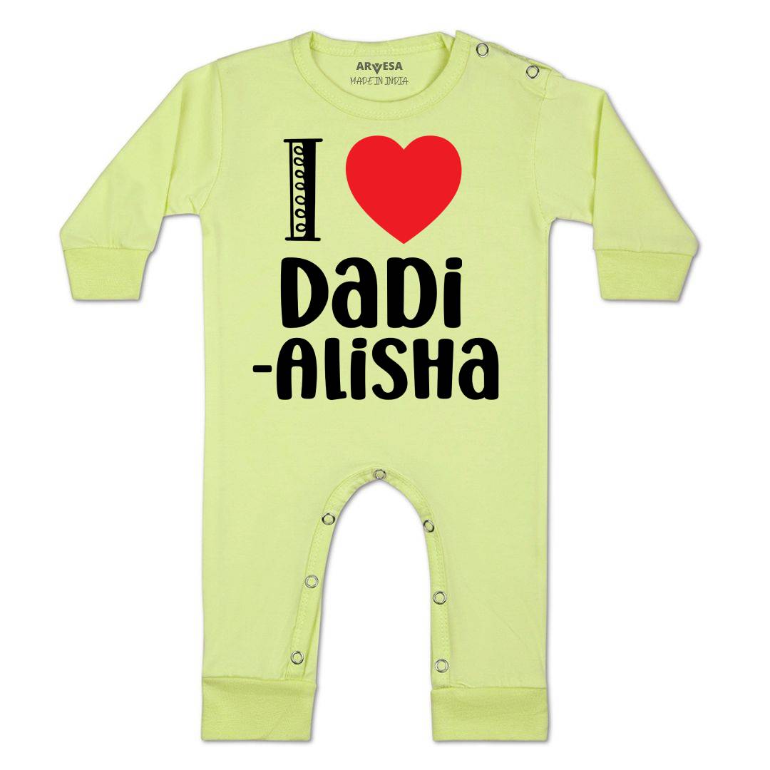 Arvesa I Love Dadi Baby Boy & Girl Dress